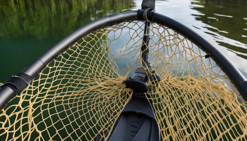 Optimal hoop size for kayak fishing net