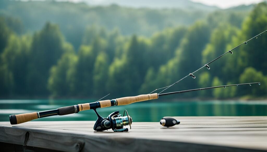 fishing rod and reel