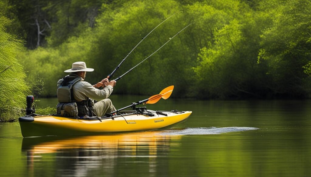 fishing kayaks with fly fishing features