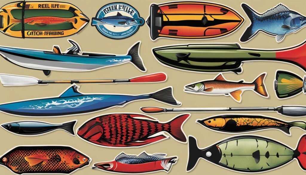 kayak fishing decals