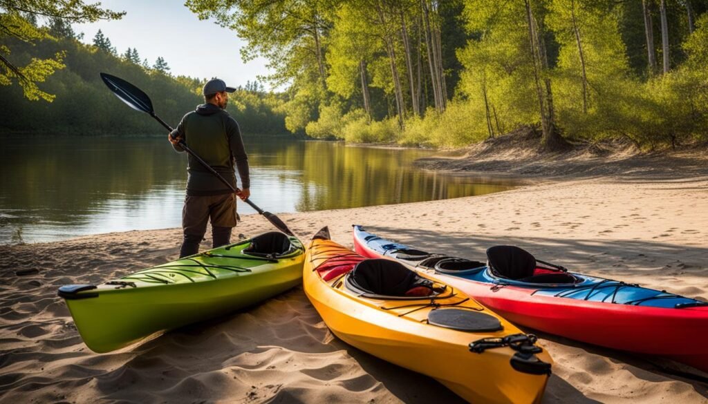 kayak paddle sizing guide