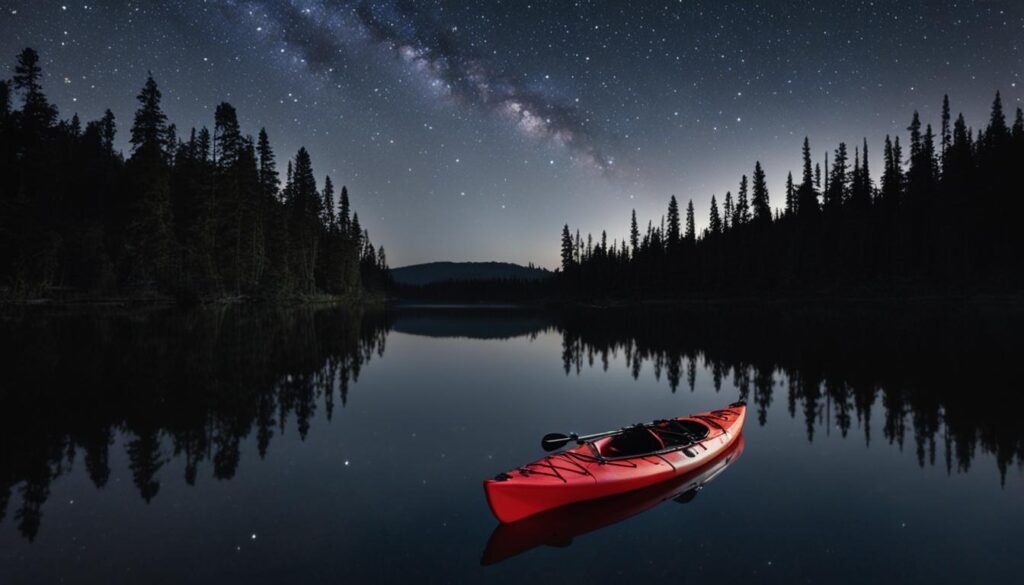 night fishing kayak setup